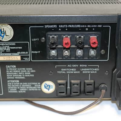 Fully Restored Kenwood KA-7100 DC Coupled 60WPC Stereo Integrated Amplifier - Great Performer And Robust Design, Entirely Recapped! image 10