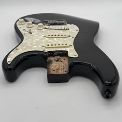 Fender Custom Shop Loaded Custom Stratocaster Body Made for Tom Rundgren 1992 - Flamed Maple Charcoal Burst image 8