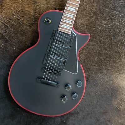 Firefly FFLP Les Paul Matte black with red binding image 9