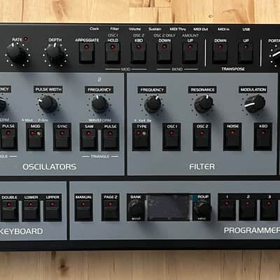 Oberheim OB-X8 Desktop 8-Voice Synthesizer 2022 - Present - Black with Wood Sides