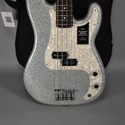 2026 Fender 75th Anniversary Player II Precision Bass Diamond Dust Sparkle w/Gig Bag image 2