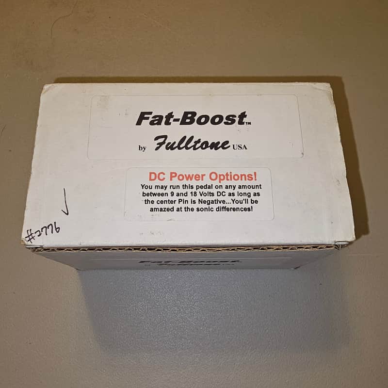 Fulltone Fat Boost V1 2003 - Like New image 1