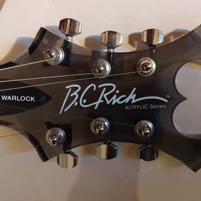 B.C. Rich Warlock Acrylic Transparent Black image 7