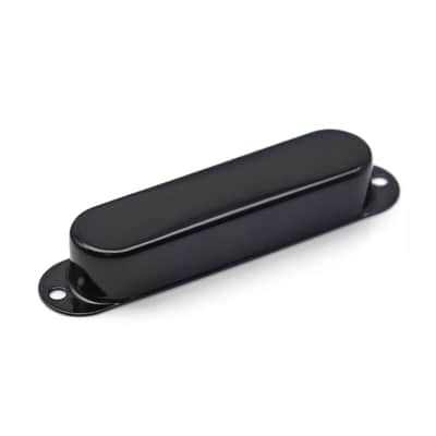 Stratocaster Metal Single Coil Pickup Covers (No Holes) - Black 3 Pcs image 6