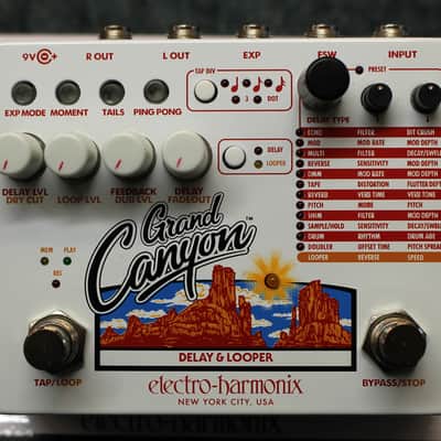 Electro-Harmonix Grand Canyon Delay and Looper Guitar Effects Pedal w/Box & Power Supply image 1