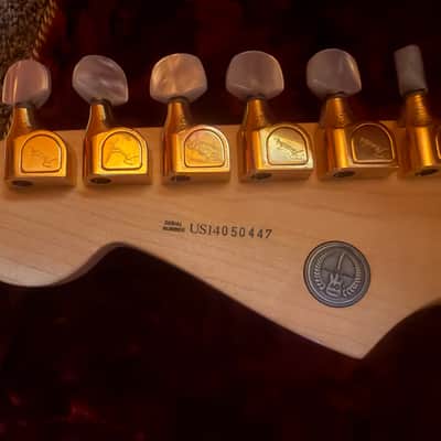 Fender 60th Anniversary Commemorative American Standard Stratocaster with Gold Hardware, Maple Fretboard 2014 - 2-Color Sunburst image 6