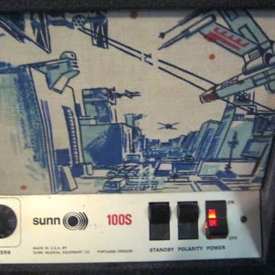 SUNN 100s head w/ 612s Cabinet late 60's early 70's - PRICE DROP image 3