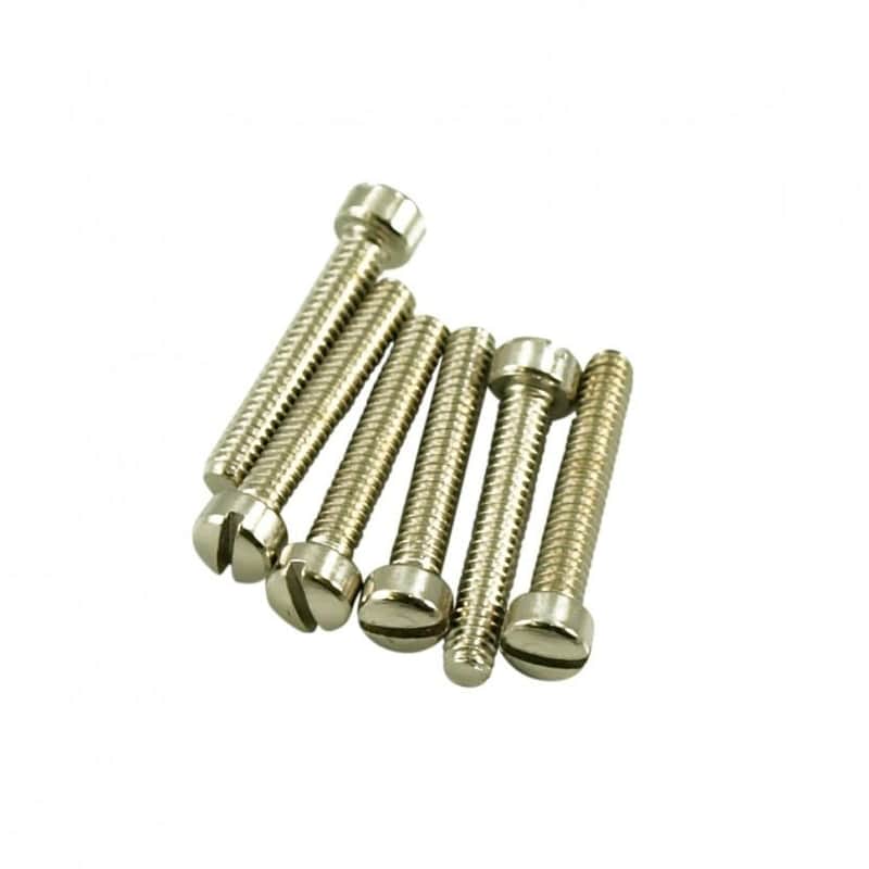 Humbucker Pole Piece Screw Set (6pc) - Metric - Nickel image 1