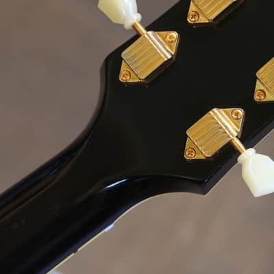 2022 Gibson Custom Shop 1954 Reissue Les Paul Custom 70th Anniversary Electric Guitar Black Ebony + COA OHSC image 19