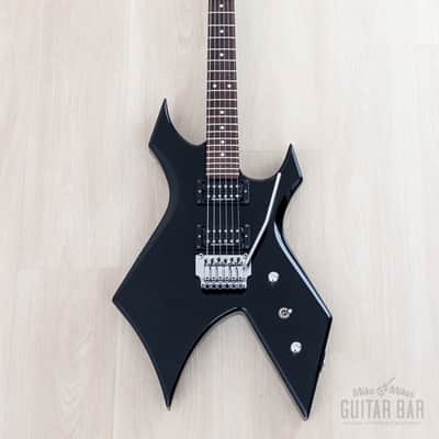 1986 B.C. Rich Warlock NJ Series Black w/ Seymour Duncan SH-2 & SH-4, Japan image 2