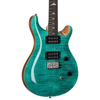 PRS Paul Reed Smith SE Custom 24-08 Electric Guitar (with Gig Bag), Turquoise image 1