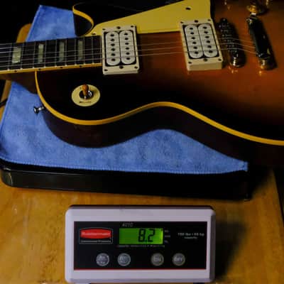 Gibson Custom 1958 Les Paul Standard Reissue Carmelita Carve VOS Electric Guitar - Faded Tobacco image 14