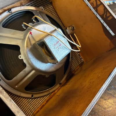 Vintage wall baffle speaker Guitar cab 12" alnico 1960 8ohm image 8