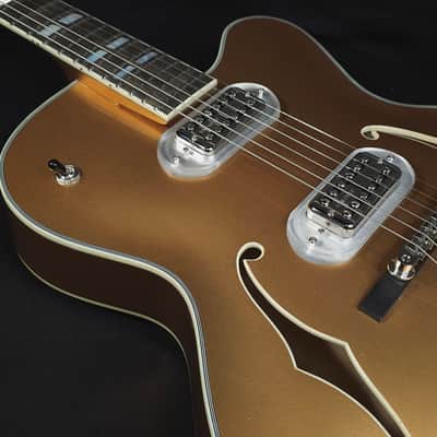 Eastman T58-GD Archtop w/Bigsby and GigBag Gold image 12