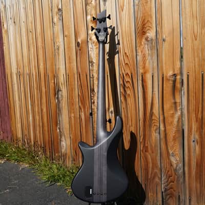 Schecter DIAMOND SERIES Stiletto-4 Stealth Pro EX- 35" Scale(B-E-A-D)- Satin Black 4-String Electric Bass Guitar image 3