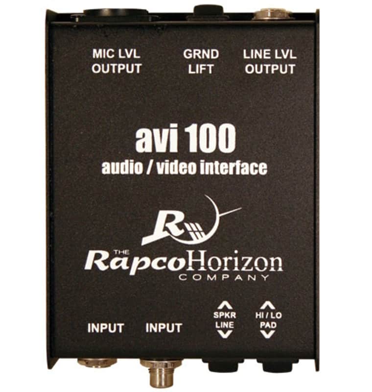 Rapco AVI-100 Audio / Video Interface Direct Box image 1