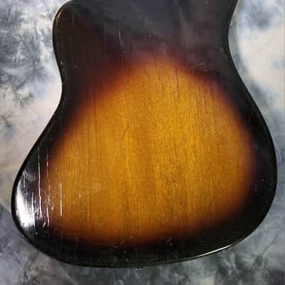 Vintage 1960's Zenon Japan Electric Guitar Body Pickguard Switches Wiring PotsLuthier Parts image 7