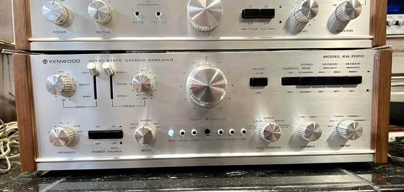 Vintage Kenwood KA-7002 Solid State Integrated Stereo Amplifier; Tested imagen 1