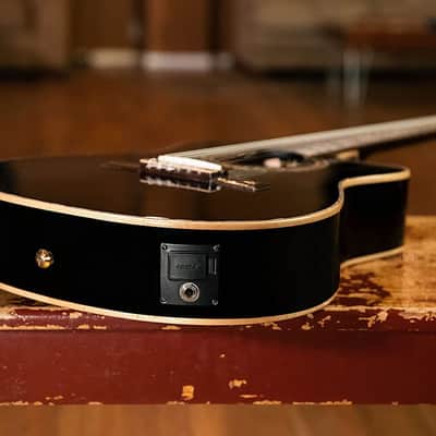 ORTEGA SOLID TOP THINLINE ELECTRIC-CLASSICAL GUITAR (RCE138-T4BK) image 4