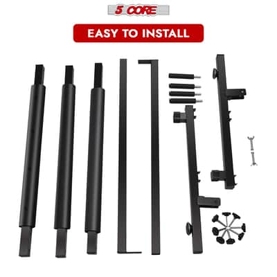 5 Core Multi Guitar Rack Stand Floor 3 Slot Adjustable Flying V Guitars Holder image 3