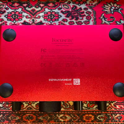 Focusrite Scarlett Solo 4th Gen USB Audio Interface 2023 - Present - Red image 6