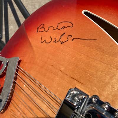 Rickenbacker 360/12CW Carl Wilson 2000 - Fireglo, Signed By Brian Wilson image 11