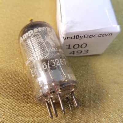 Amperex EF86 AT1000 TESTED Vacuum Tube selected yellow tip Mazda 6267 pentode 1960-1972 image 2