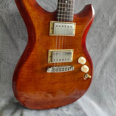96 art Solid Body Set Neck Doublecut Violin Burst Guitar - Custom Handmade image 10