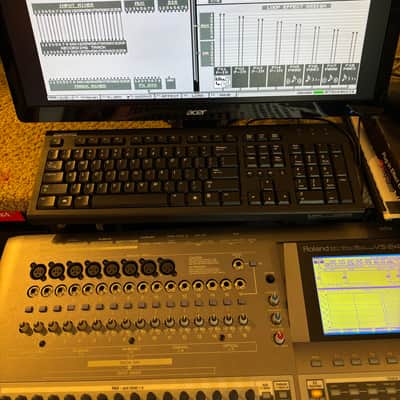 Roland VS-2480DVD Package LOADED 2x VS8F-3 cards & Plugins, 2x VS8F-2 FX + 120GB SSD, monitor, kybd, mouse image 9
