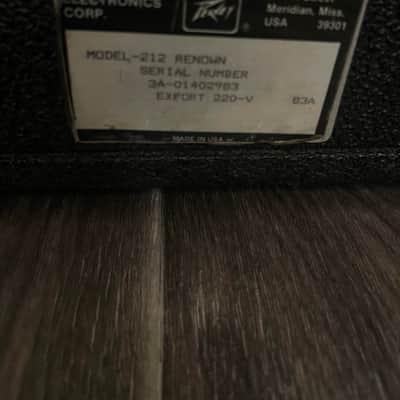 Peavey Renown Solo Series 212-Watt 2x12 Guitar Combo image 7