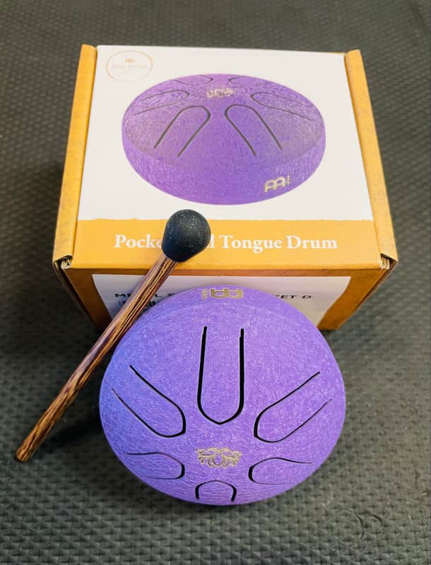 Meinl pocket steel tongue drum Sonic energy PSTD1PLF - Purple image 1