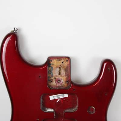 2000 Fender Big Apple Stratocaster BODY Candy Apple Red American USA Made Lightweight 4.2 LBS image 9
