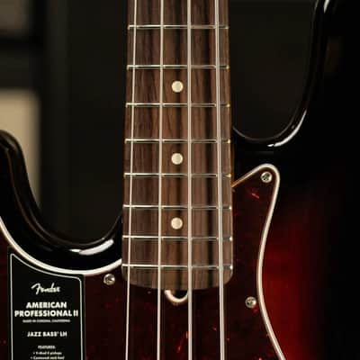 Fender American Professional II Left-Handed Jazz Bass - 3-Color Sunburst with Hardshell Case image 8