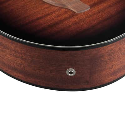 Ibanez AEGB24E Acoustic/Electric Bass Guitar - Mahogany Sunburst High Gloss image 6