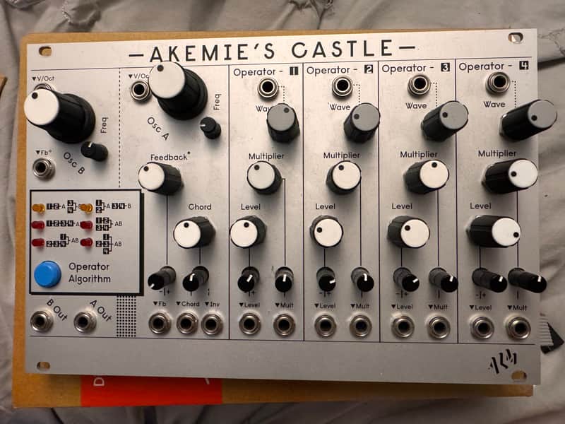 ALM/Busy Circuits ALM011 Akemie's Castle FM Dual VCO Eurorack Synth Module 2015 - Present - Silver image 1