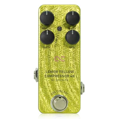 Reverb.com listing, price, conditions, and images for one-control-lemon-yellow-compressor