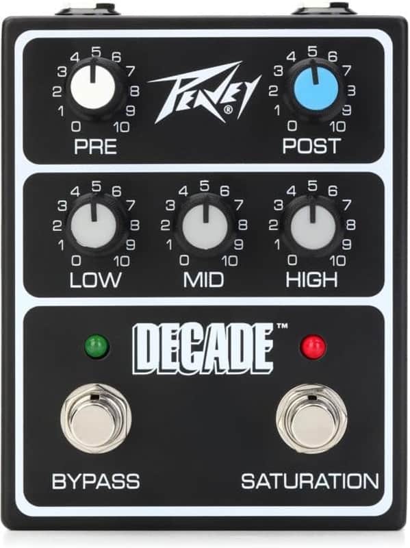 Peavey Decade Preamp Pedal – Classic 80s Circuit – Josh Homme Tone – Brand New image 1