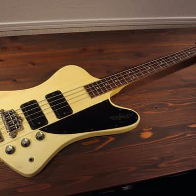 Greco Thunderbird bass TB-70 1986 Vintage White image 3