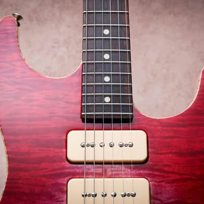 TOM ANDERSON USA Drop Top Hollow Quilt Wakesurf " Strawberry Shortcake + Ziricote" (2023) image 5