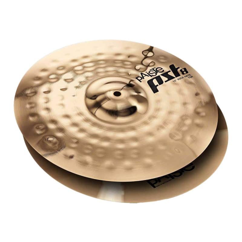 Paiste 14" PST 8 Reflector Rock Hi Hat Top Cymbal image 1