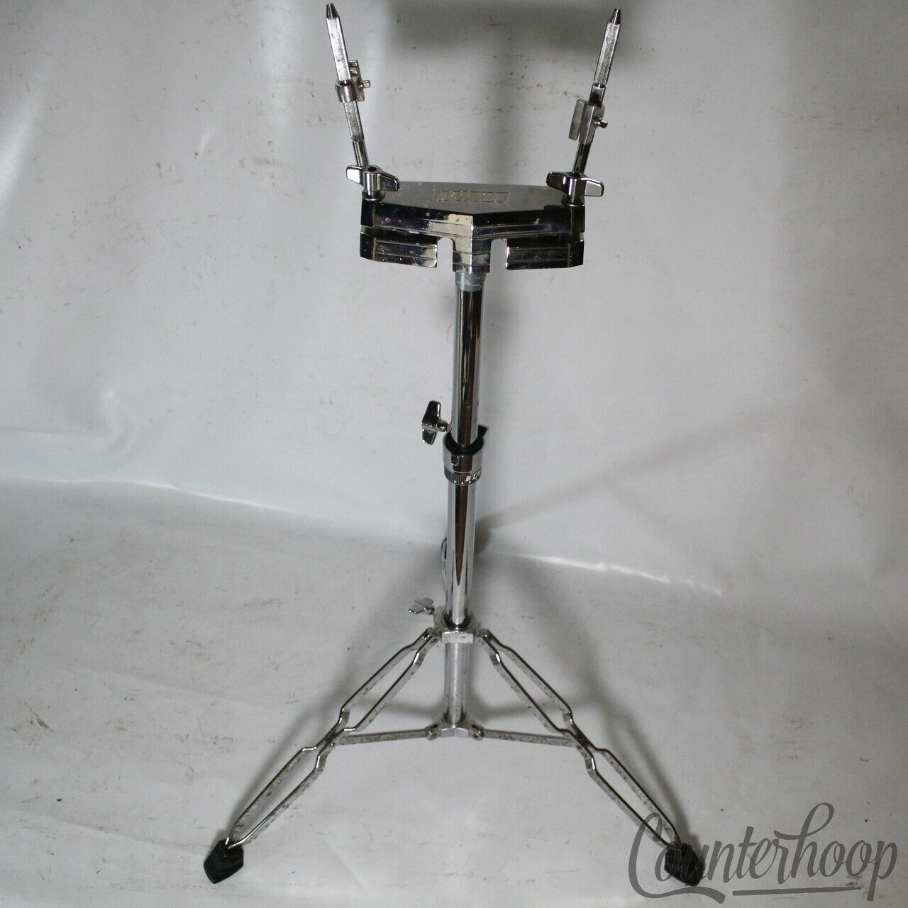 Tama Double Tom Drum Stand Vintage 90s Artstar/Granstar Chrome Double-Braced* — main photograph