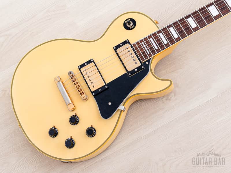 1983 Burny RLC-60 Custom Vintage Guitar Cream White w/ Case, Japan Fernandes image 1