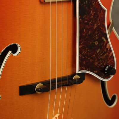 1988 Guild Artist Award in RARE Orange Sunburst w/ flame maple back + sides image 5