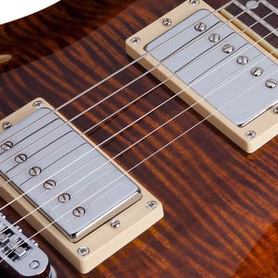 Schecter C-1 E/A Classic Semi-hollowbody Electric Guitar - Cats Eye image 6
