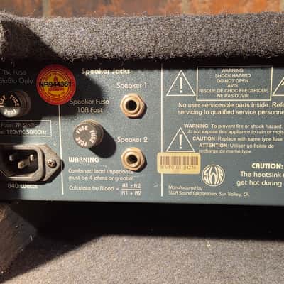 SWR Workingman's 4004 400-Watt Bass Head image 9
