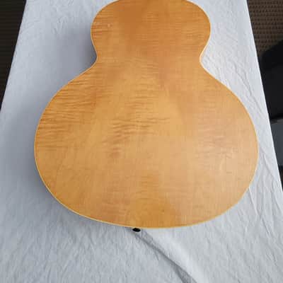 Vega Electrovox Blonde Archtop Tenor Guitar, Model TR1. circa 1930's - 1940's, serial #5208 image 12