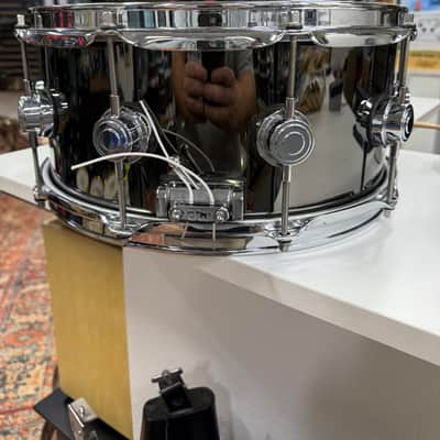 DW Collectors Nickel Over Brass Snare Drum 14x6.5 image 4