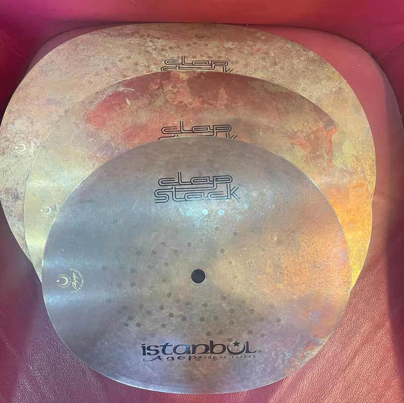Istanbul Agop Clap Stack 11/13/15" Cymbal Trio 2026 - NEW image 1