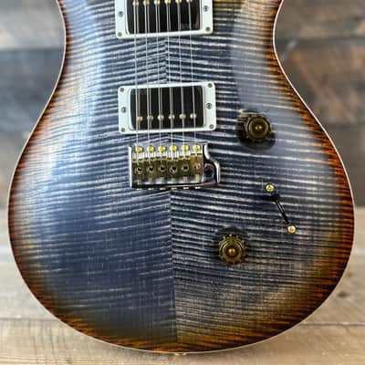 PRS Wood Library Custom 24 Amazing Highly Figured 10 top!! - Burnt Maple Leaf 395093 image 3