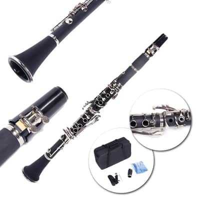 Bb Clarinet Bakelite Body – 17-Key Nickel-Plated | Student & Intermediate Clarinet Kit with Case image 8